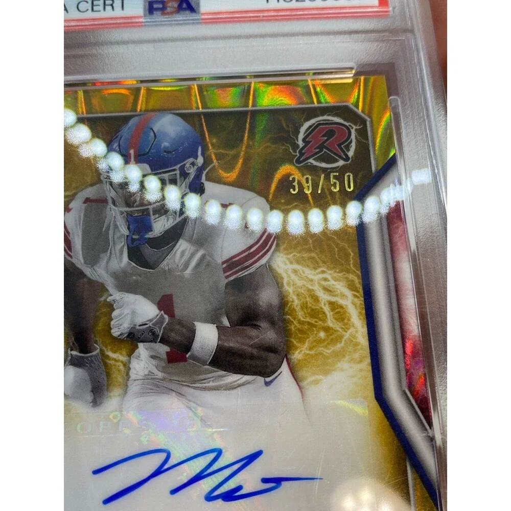 MALIK NABERS rookie 2024 TOPPS RESURENCE GOLD /50 AUTO 10 PSA 10 Pop 6 RC signed